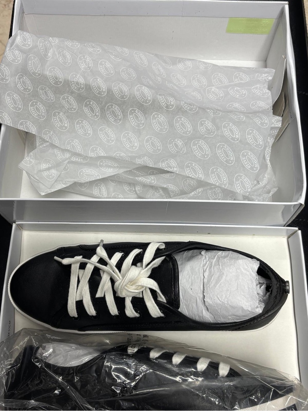 Steve Madden Rainbow Black Sneakers